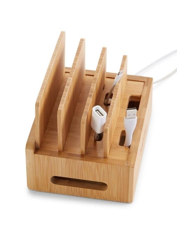 Bamboo charging station