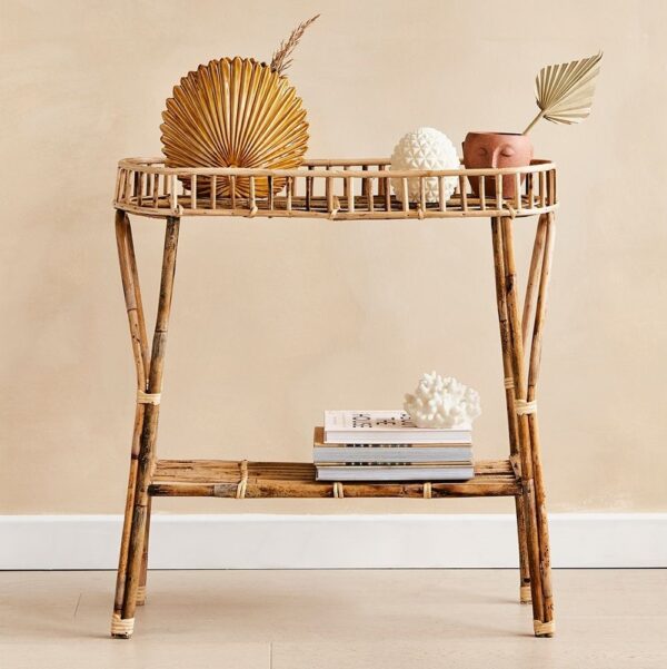 Bamboo Side table two tier